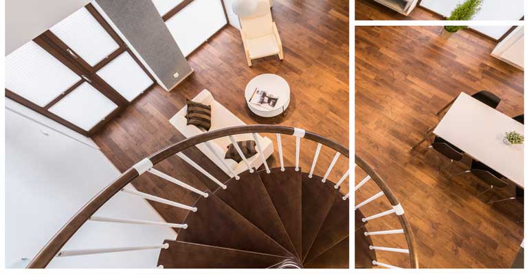 Escaleras de madera